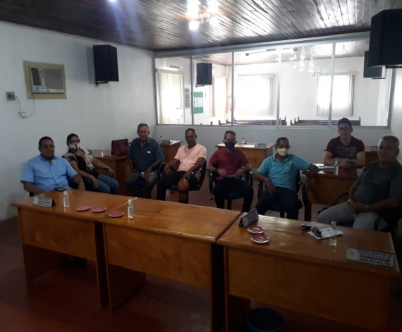 Reunião da Comissão de Constituição e justiça para analisar o Projeto se Lei N° 007/2020